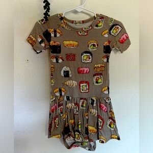 Posh peanut sushi twirl bodysuit